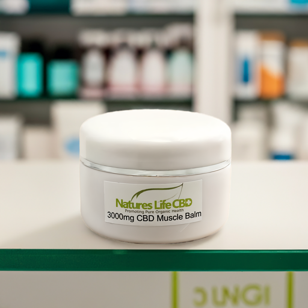 NaturesLife 3000mg CBD Muscle Balm – Ultimate Relief for Sore Muscles and Joints - CBD Malta